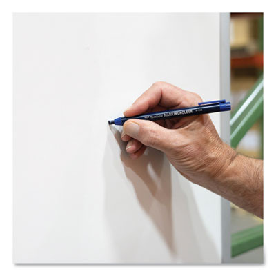 Mechanical Wax-Based Marking Pencil Refills, 4.4 Mm, Blue, 10/Box