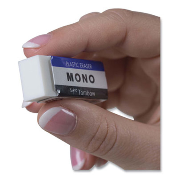 Eraser, For Pencil Marks, Rectangular Block, Small, White