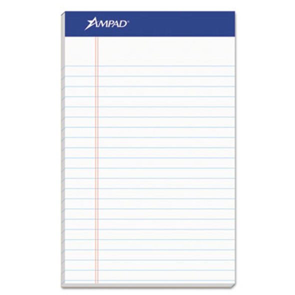 Recycled Writing Pads, Narrow Rule, Politex Green Kelsu Headband, 50 White 5 X 8 Sheets, Dozen