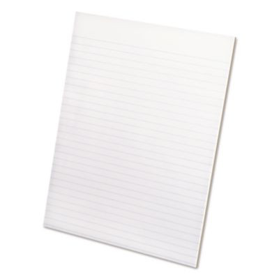 Glue Top Pads, Narrow Rule, (50) White 8.5 x 11 Sheets, Dozen