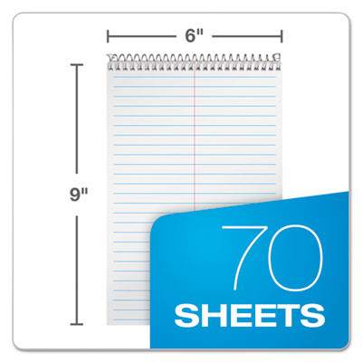 Steno Pads, Tan Cover, Gregg Rule, (70) White 6 x 9 Sheets
