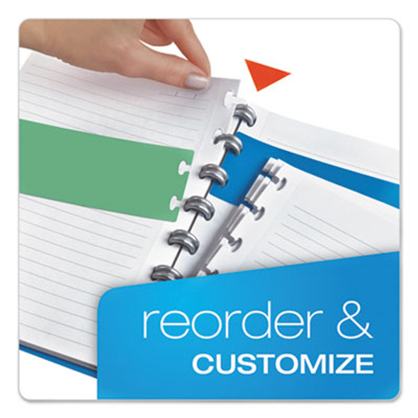 Versa Crossover Notebook, 3-Subject, Wide/Legal Rule, Navy Cover, (60) 11 x 8.5 Sheets