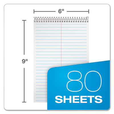 Steno Pads, Tan Cover, Gregg Rule, (80) White 6 x 9 Sheets