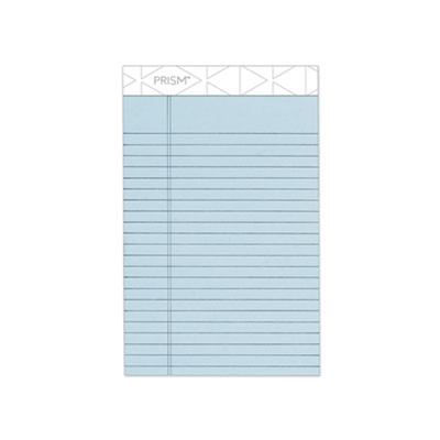 Prism + Colored Writing Pads, Narrow Rule, (50) Pastel Blue 5 x 8 Sheets, 12/Pack