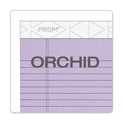 Prism + Colored Writing Pads, Narrow Rule, (50) Pastel Orchid 5 x 8 Sheets, 12/Pack