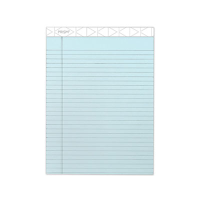 Prism + Colored Writing Pads, Wide/Legal Rule, (50) Pastel Blue 8.5 x 11 Sheets, 12/Pack