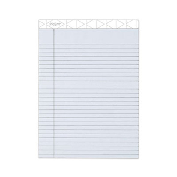 Prism + Colored Writing Pads, Wide/Legal Rule, 50 Pastel Gray 8.5 X 11.75 Sheets, 12/Pack