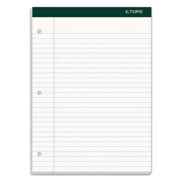 Double Docket Ruled Pads, Wide/Legal Rule, 100 White 8.5 X 11.75 Sheets, 6/Pack