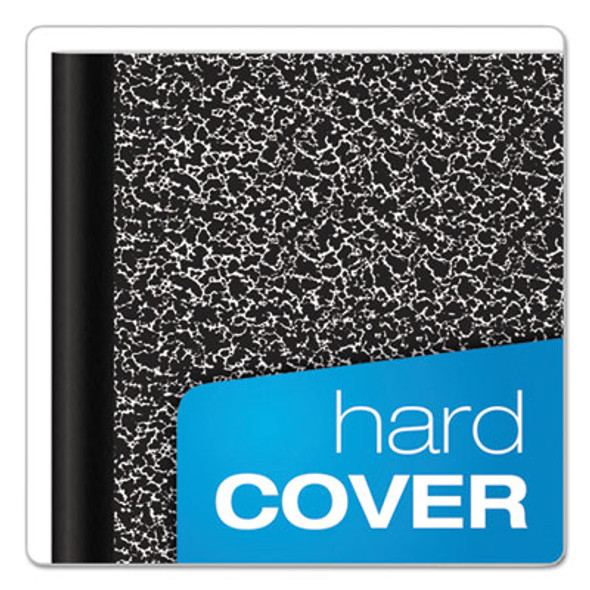 Composition Book, Wide/Legal Rule, Black Marble Cover, (100) 9.75 x 7.5 Sheets