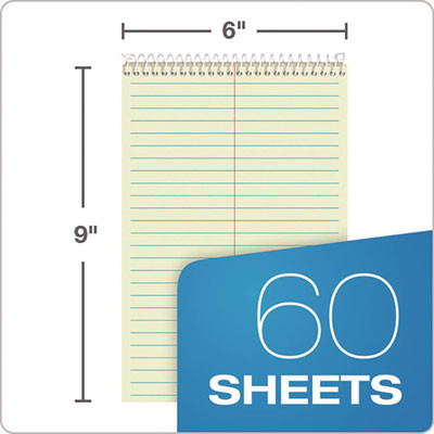 Gregg Steno Pads, Gregg Rule, (60) Green-Tint 6 x 9 Sheets