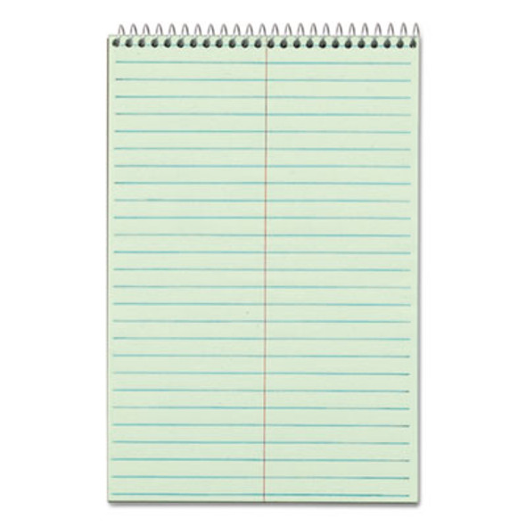 Gregg Steno Pads, Gregg Rule, 80 Green-Tint 6 X 9 Sheets