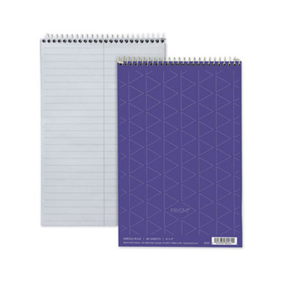 Prism Steno Pads, Gregg Rule, Orchid Cover, 80 Orchid 6 X 9 Sheets, 4/Pack
