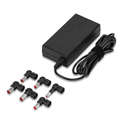 Semi-Slim Laptop Charger For Various Devices, 90 W, Black