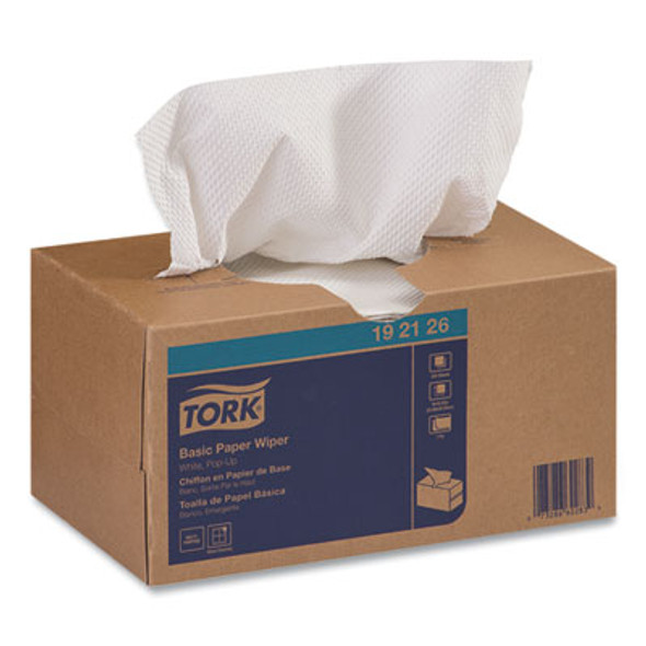 Basic Paper Wiper, 1-Ply, 9 x 10.5, White, 250/Box, 24 Boxes/Carton