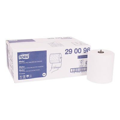 Premium Soft Matic Hand Towel Roll, 2-Ply, 7.7 x 575 Ft, White, 704/Roll, 6 Rolls/Carton