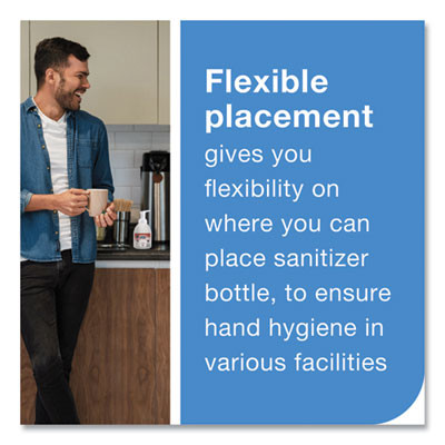 Alcohol Foam Hand Sanitizer, 18 Oz Pump Bottle, Unscented, 6/Carton