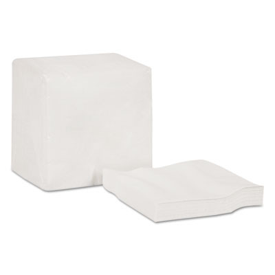 Advanced Beverage Napkins, 2-Ply, 9.25 x 9.25, Poly-Pack, White, 6,000/Carton