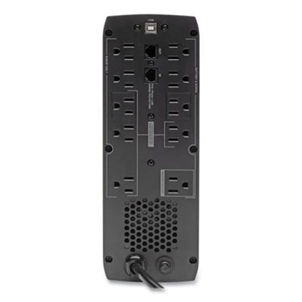 Eco Series Desktop Ups Systems With Usb Monitoring, 10 Outlets, 1,440 Va, 316 J