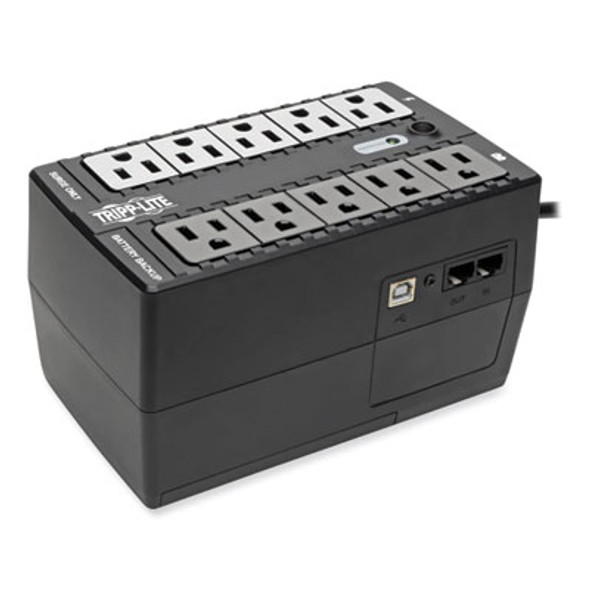 Internet Office Ultra-Compact Desktop Standby Ups, 10 Outlets, 550 Va, 420 J