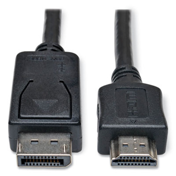 Displayport To Hdmi Cable Adapter (M/M), 6 Ft, Black