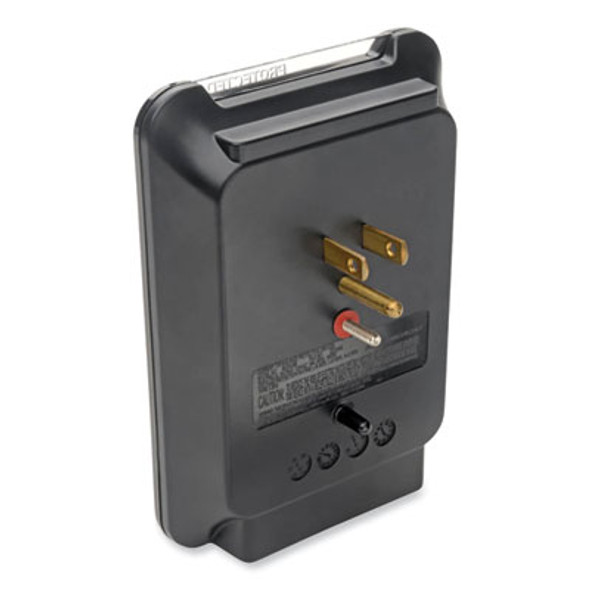 Protect It! Surge Protector, 3 Ac Outlets/2 Usb Ports, 540 J, Black