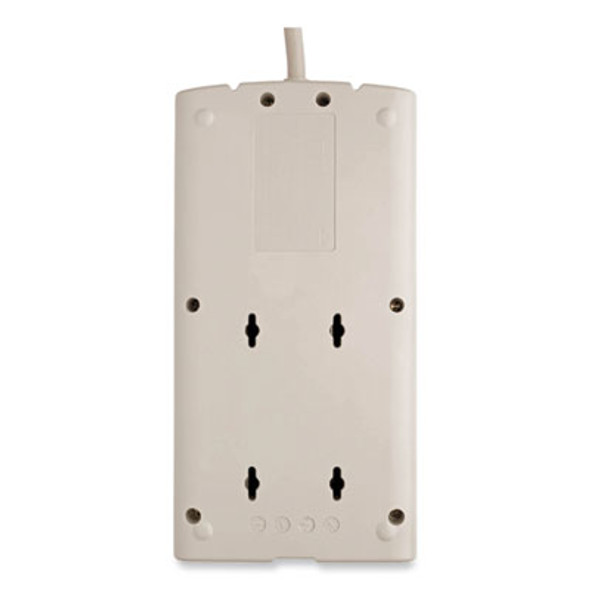 Protect It! Surge Suppressor, 8 Ac Outlets, 25 Ft Cord, 1,440 J, Light Gray