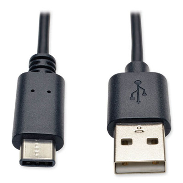 Usb 2.0 Cable, Usb Type-A To Usb Type-C (Usb-C) (M/M), 6 Ft, Black
