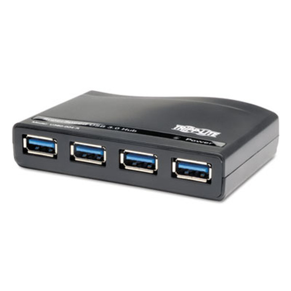 Usb 3.0 Superspeed Hub, 4 Ports, Black
