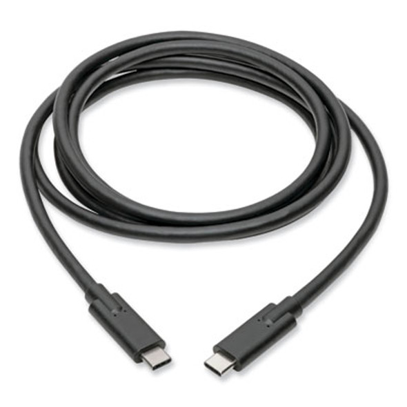 Usb 3.1 Gen 1 (5 Gbps) Cable, Usb Type-C (Usb-C) To Usb Type-C (M/M), 5 A, 6 Ft, Black