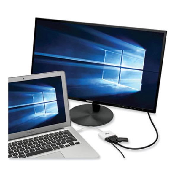 Usb 3.1 Gen 1 Usb-C To Hdmi 4K Adapter, Usb-A/Usb-C Pd Charging Ports, 3", White
