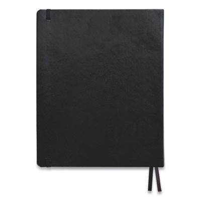 Flexible-Cover Business Journal, 1-Subject, Dotted Rule, Black Cover, (128) 10 x 8 Sheets