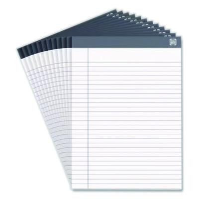Notepads, Wide/Legal Rule, (50) White 8.5" x 11" Sheets, 12/Pack