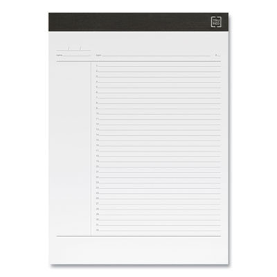 Notepads, Project-Management Format, (50) White 8.5 x 11 Sheets, 6/Pack