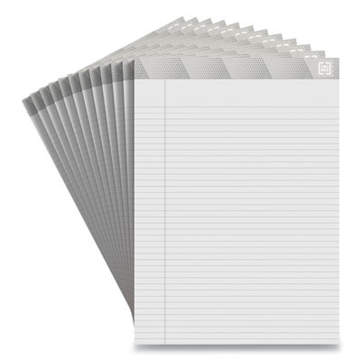 Notepads, Narrow Rule, (50) White 8.5 x 11 Sheets, 12/Pack