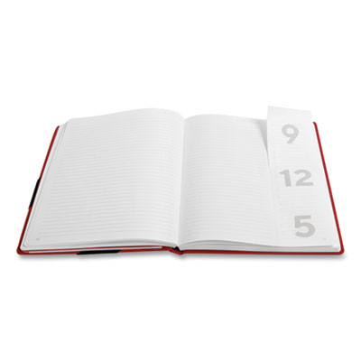 Large Starter Journal, 1-Subject, Narrow Rule, Red Cover, (192) 10 x 8 Sheets