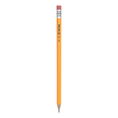 Wooden Pencil, Hb (#2), Black Lead, Yellow Barrel, 48/Pack