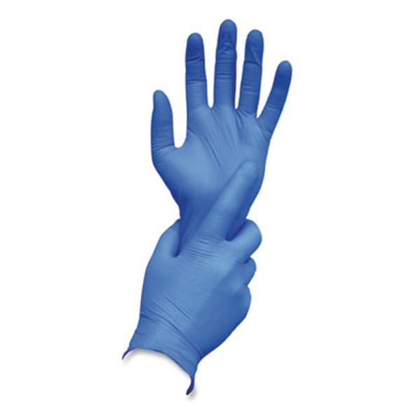 N400 Series Powder-Free Nitrile Gloves, X-Large, Blue, 100/Box