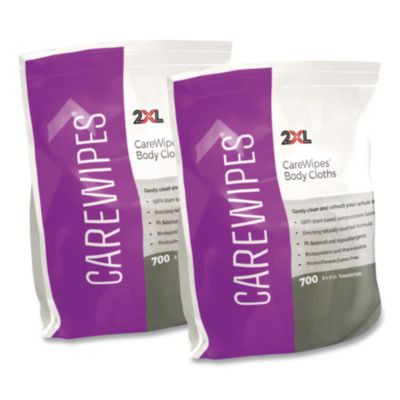 Performance Body Cloths, 1-Ply, 6 x 8, Unscented, White, 700/Pack, 2 Packs/Carton