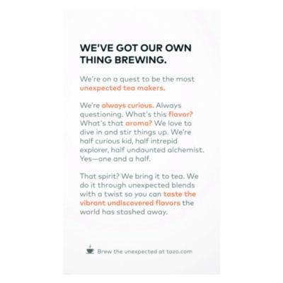 Tea Bags, Wild Sweet Orange, 20/Box, 6 Boxes/Carton