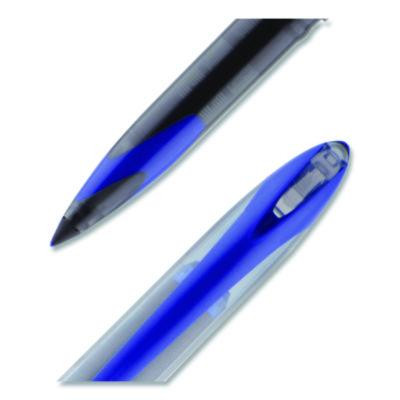 Air Porous Rollerball Pen, Stick, Medium 0.7 Mm, Blue Ink, Black/Blue Barrel, Dozen
