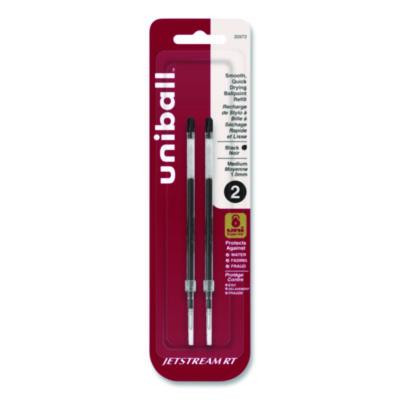 Refill For Jetstream Rt Pens, Bold Conical Tip, Black Ink, 2/Pack