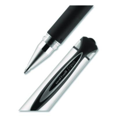 207 Impact Gel Pen, Stick, Bold 1 Mm, Black Ink, Silver/Black Barrel
