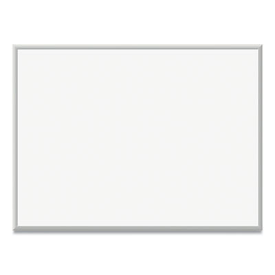 Magnetic Dry Erase Board With Aluminum Frame, 48" x 36" (Actual Size: 47" x 35"), White Surface, Satin Aluminum Frame