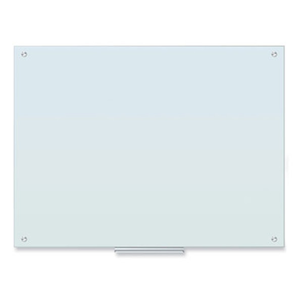 Glass Dry Erase Board, 48" x 36" (Actual Size: 47" x 35"), White Surface