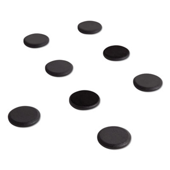 High Energy Magnets, Circle, Black, 1.25" Diameter, 8/Pack