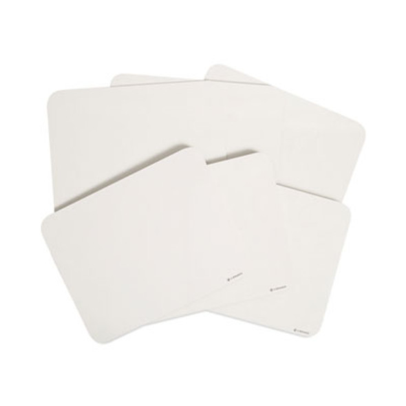 Single-Sided Dry Erase Lap Board, 12" x 9", White Surface