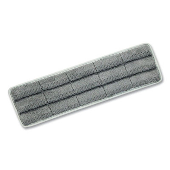 Omniclean Microfiber Pads, 16", Gray, 5/Pack