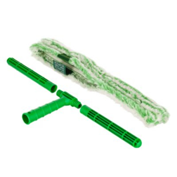 Monsoon Plus Stripwasher Complete With Green Plastic Handle, Green/White Sleeve, 18" Wide Sleeve, 10/Carton