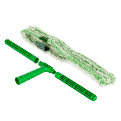 Monsoon Plus Stripwasher Complete With Green Plastic Handle, Green/White Sleeve, 18" Wide Sleeve, 10/Carton