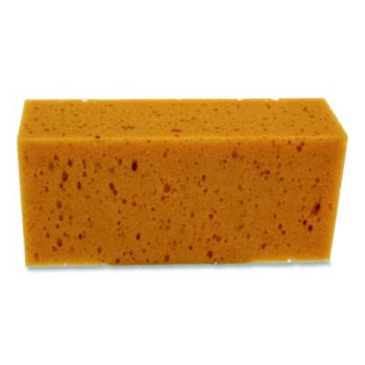 Fixi-Clamp Sponge, 8.5 x 4, 2.75" Thick, Yellow, 10/Carton